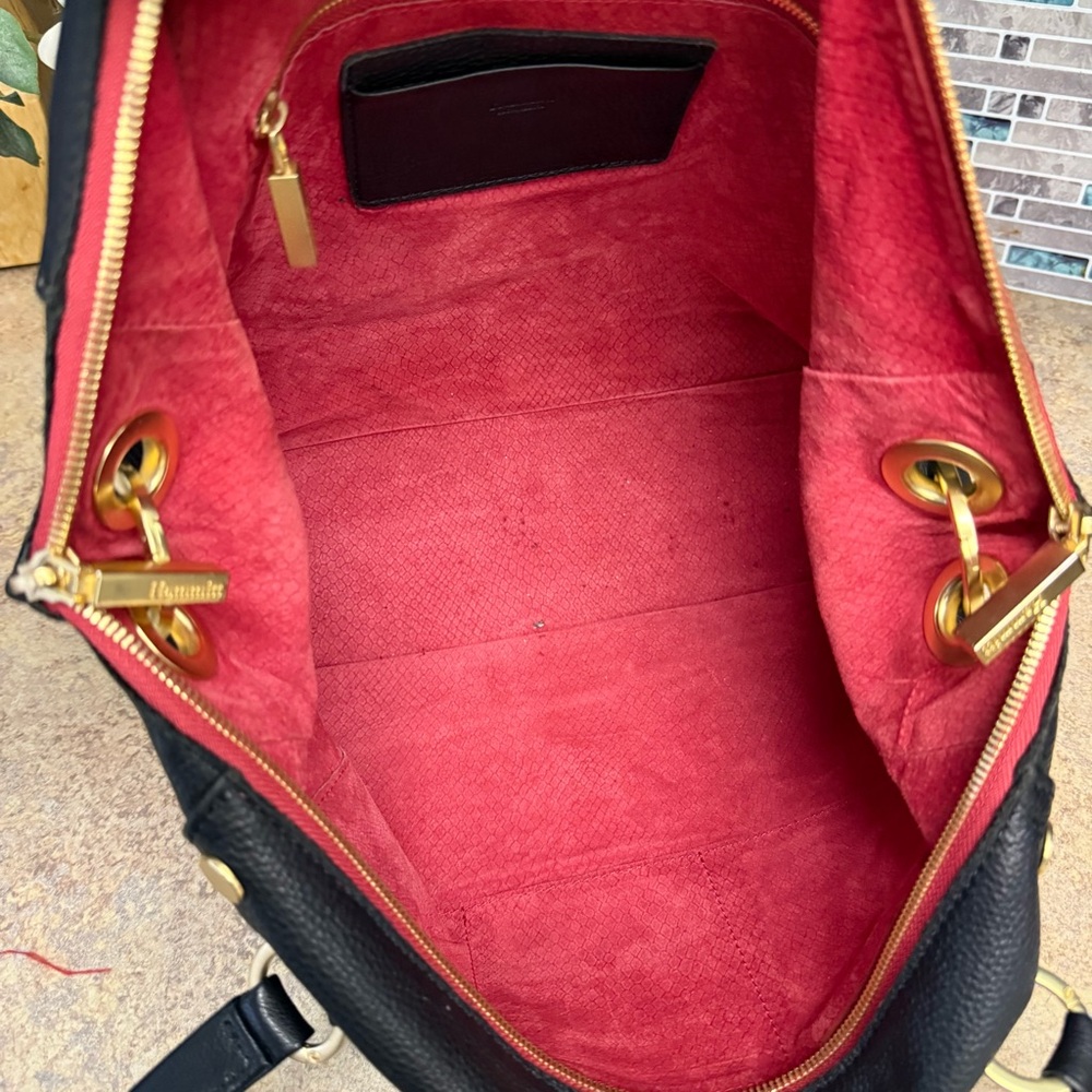 Hammitt Daniel Large Black with Red zipper purse - Picture 8 of 9